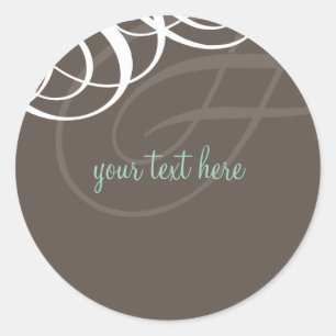 Rond STICKER SEAL :: vogue design 4