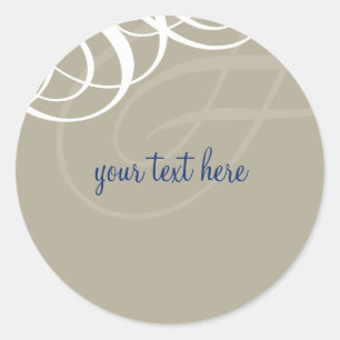 Rond STICKER SEAL :: vogue design 7