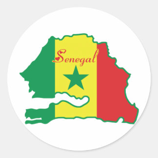 Rond Sticker Sénégal
