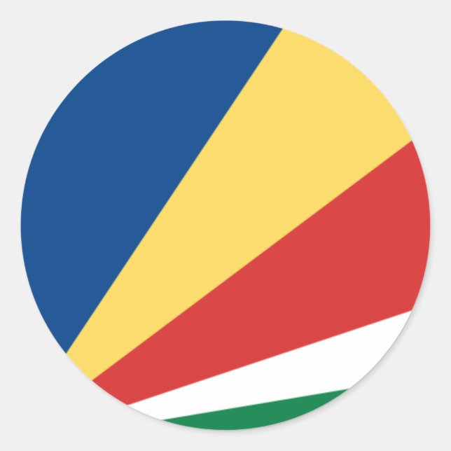 Rond Sticker seychellois (Devant)