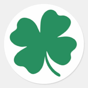 Rond Sticker shamrock
