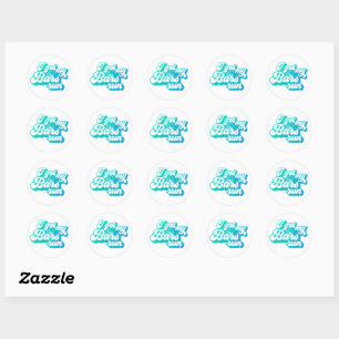 Rond Sticker Sheet Blue - J'Ai Eu Mes Bars Run