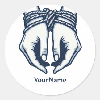 Rond Sticker Shibari : Personnalisez votre passion