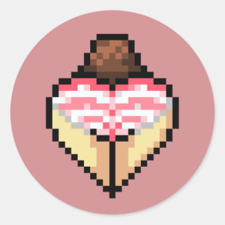 Rond Sticker shimapan rose