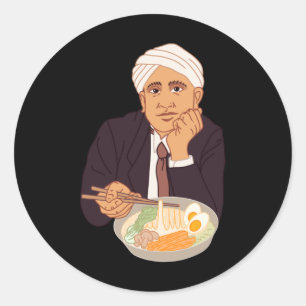 Rond Sticker Sir Raman Ramens