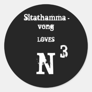 Rond Sticker Sitathammavong
