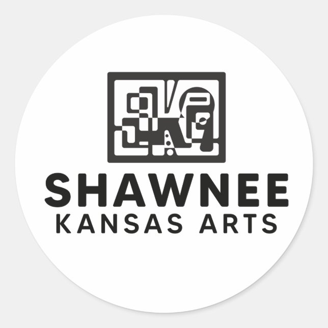 Rond Sticker SKA BW (Devant)