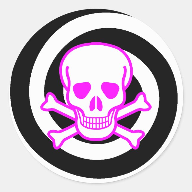 ROND STICKER SKULL HYPNO (Devant)