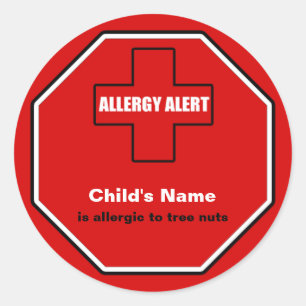 Rond Sticker Sml personnalisé pour l'alerte Médicale d'