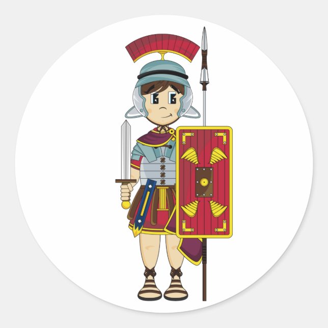 Rond Sticker Soldier Romain (Devant)