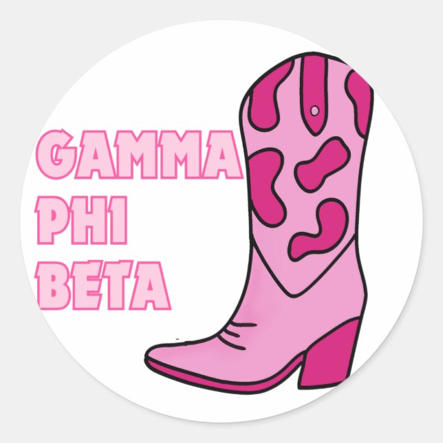 Rond Sticker Sorority pour fille-fille (Devant)