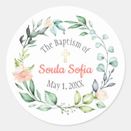Rond Sticker Soula Baptême