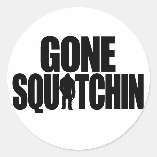 Rond Sticker Squatchine (Devant)