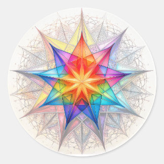 Rond Sticker Star Believer