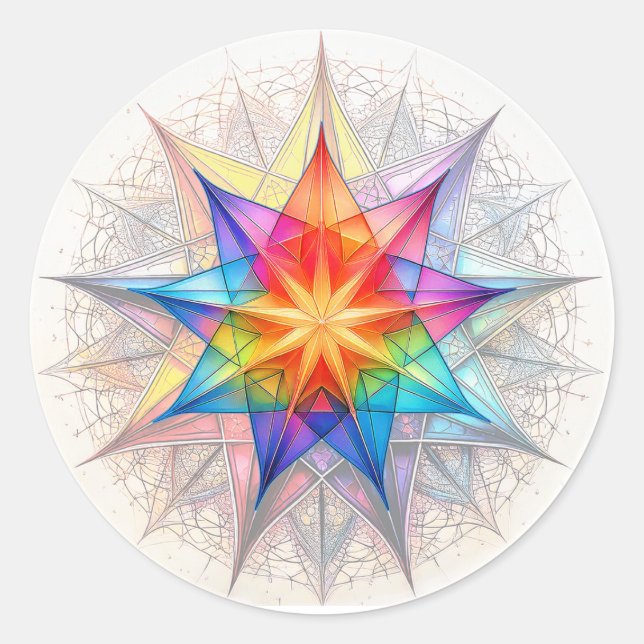 Rond Sticker Star Believer (Devant)
