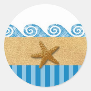 Rond Sticker Starfish