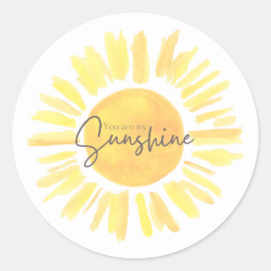 Rond Sticker Sunshine