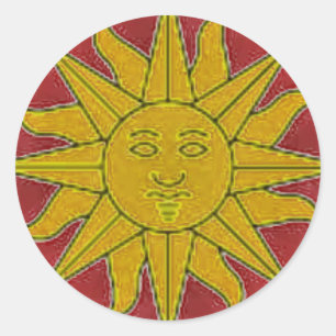 Rond Sticker Sunshine