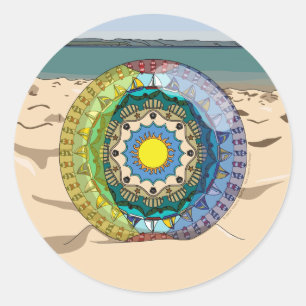 Rond Sticker Sunshine été
