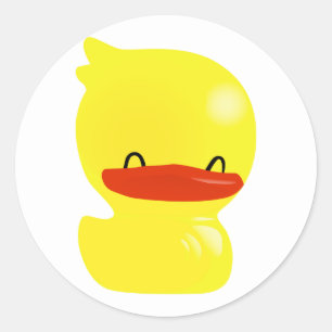 Rond Sticker super mignon souriant et gai