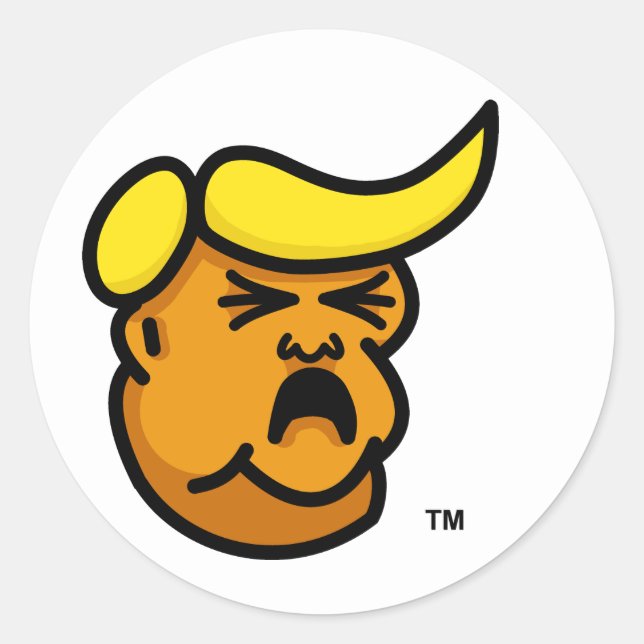 Rond Sticker Tantrum Head™ (Devant)
