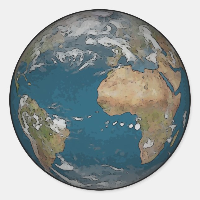 Rond Sticker Terre (Devant)