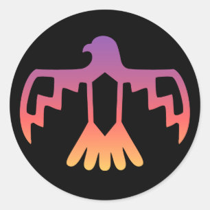 Rond Sticker Thunderbird