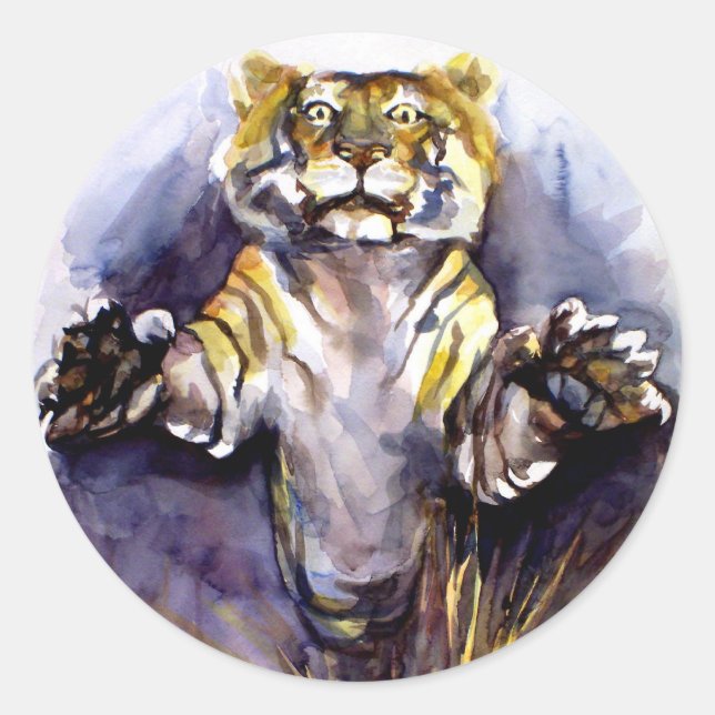 Rond Sticker Tiger (Devant)