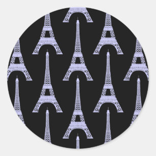 Rond Sticker Tour Eiffel PICK-A-COLOR