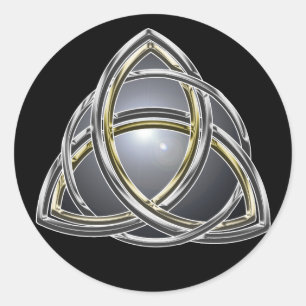 Rond Sticker Trinity Knot 2
