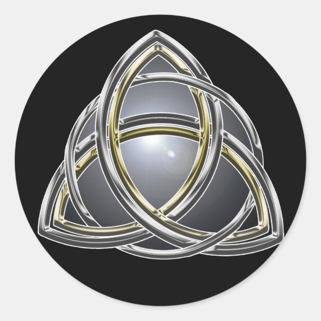 Rond Sticker Trinity Knot 2 (Devant)