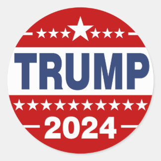 Rond Sticker Trump 2024