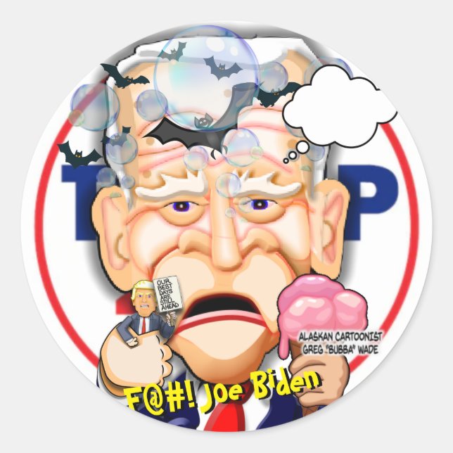 Rond Sticker Trump 2024 (Devant)