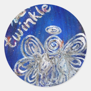 Rond Sticker Twinkle Angel