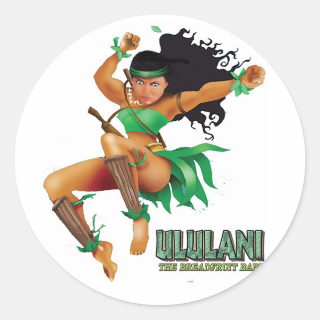 Rond Sticker ULULULANI (Devant)