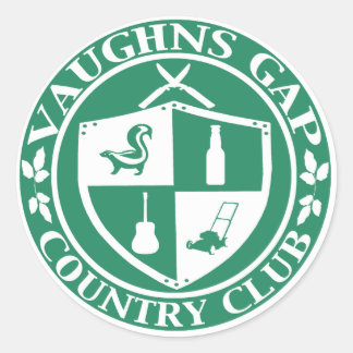 Rond Sticker Vaughns Gap Country Club