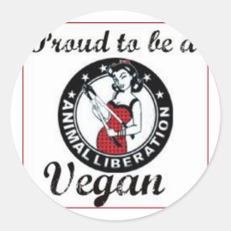 Rond Sticker Vegan