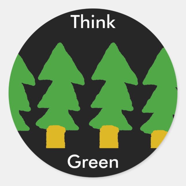Rond Sticker vert (Devant)