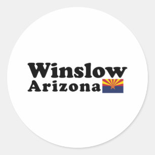 Rond Sticker Winslow, Arizona