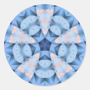 Rond Sticker WinterBlues