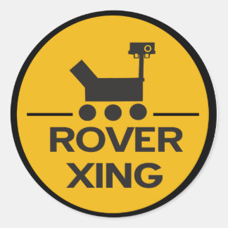 Rond Sticker Xing Rover Curiosity