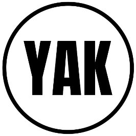 Rond Sticker YAK - Yakutat Classic Round