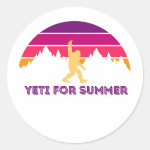 Rond Sticker Yeti