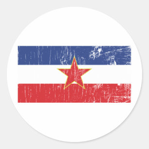 Rond Sticker Yougoslavie