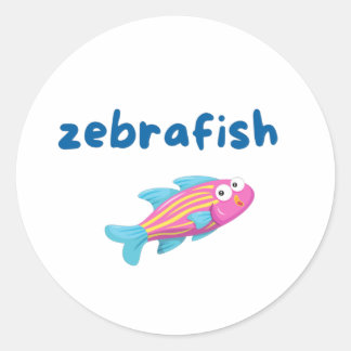Rond Sticker Zebrafish