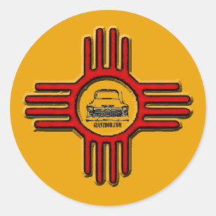 Rond Sticker Zia Bob Round