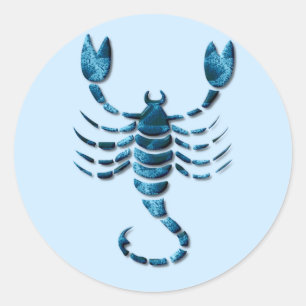 Rond Sticker Zodiac Scorpio