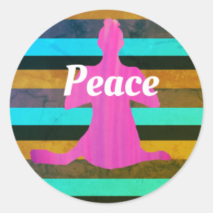 Rond Stripes et Yoga Sticker