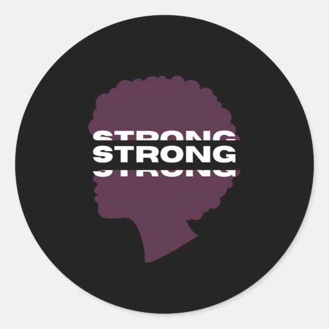 Rond Strong ⎢Personalized Sticker (Devant)