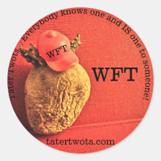 Rond Tater Twots WFT Sticker En Attente De Trump 2024